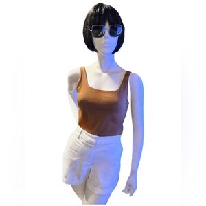 Re-Imaged by J. Crew White Chino Summer Shorts, Size 4